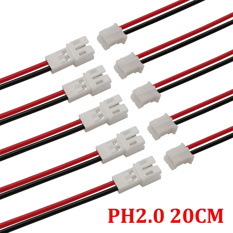 

5 пар разъемов JST 1.25мм/PH 2.0мм/XH 2.54мм/SM