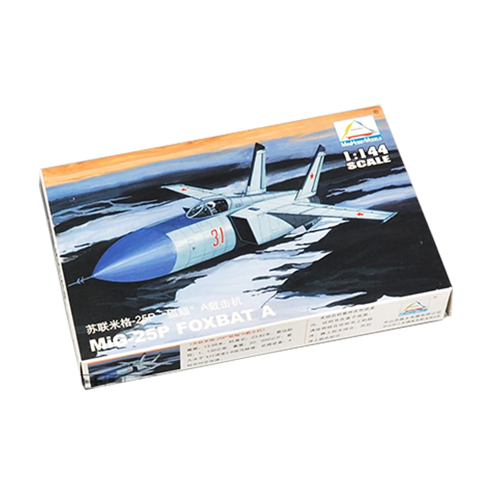 1/144 весы майнкрафт модель советский Mig-25P Foxbat в самолет Пластик Модель