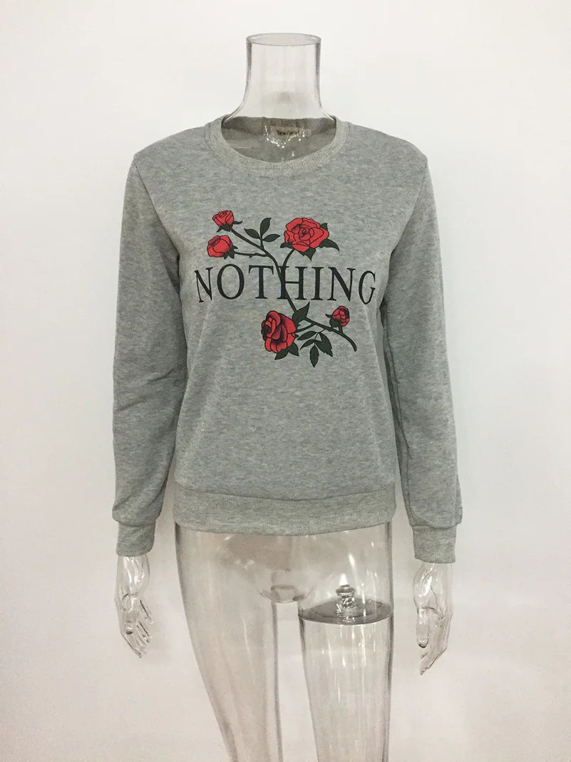 Flower Print Hoodies Sweatshirts EuropeTops 2022 Women Casual Kawaii Harajuku Kpop Sweat Punk For Girls Clothing Korean