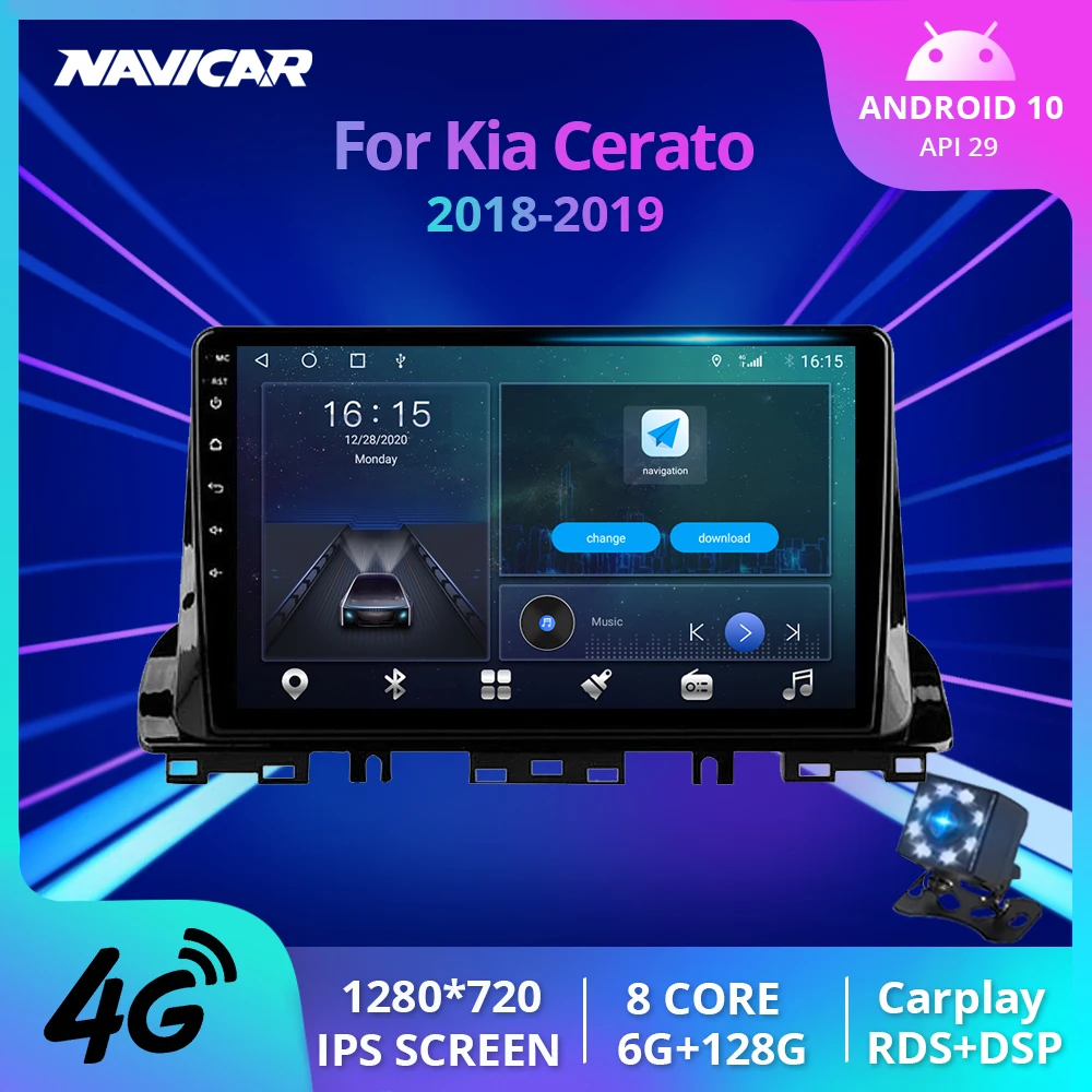 

Автомагнитола 2DIN Android 2018 для Kia Cerato 2019-стерео приемник GPS-навигация Авторадио автомобильный приемник Bluetooth плеер IGO