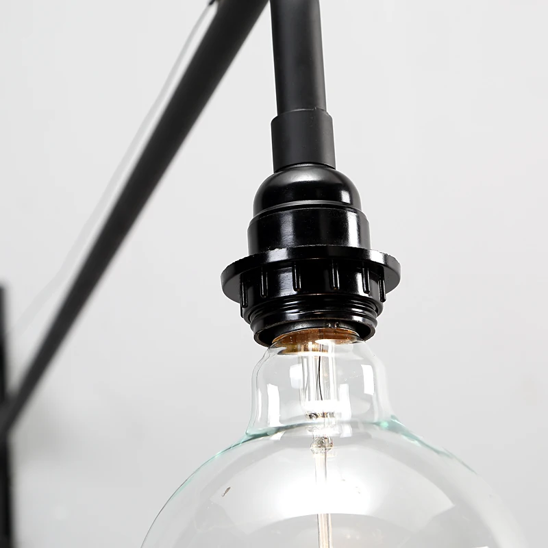 Лофт RH промышленность длинные руки Ресторан настенный светильник Ретро склад