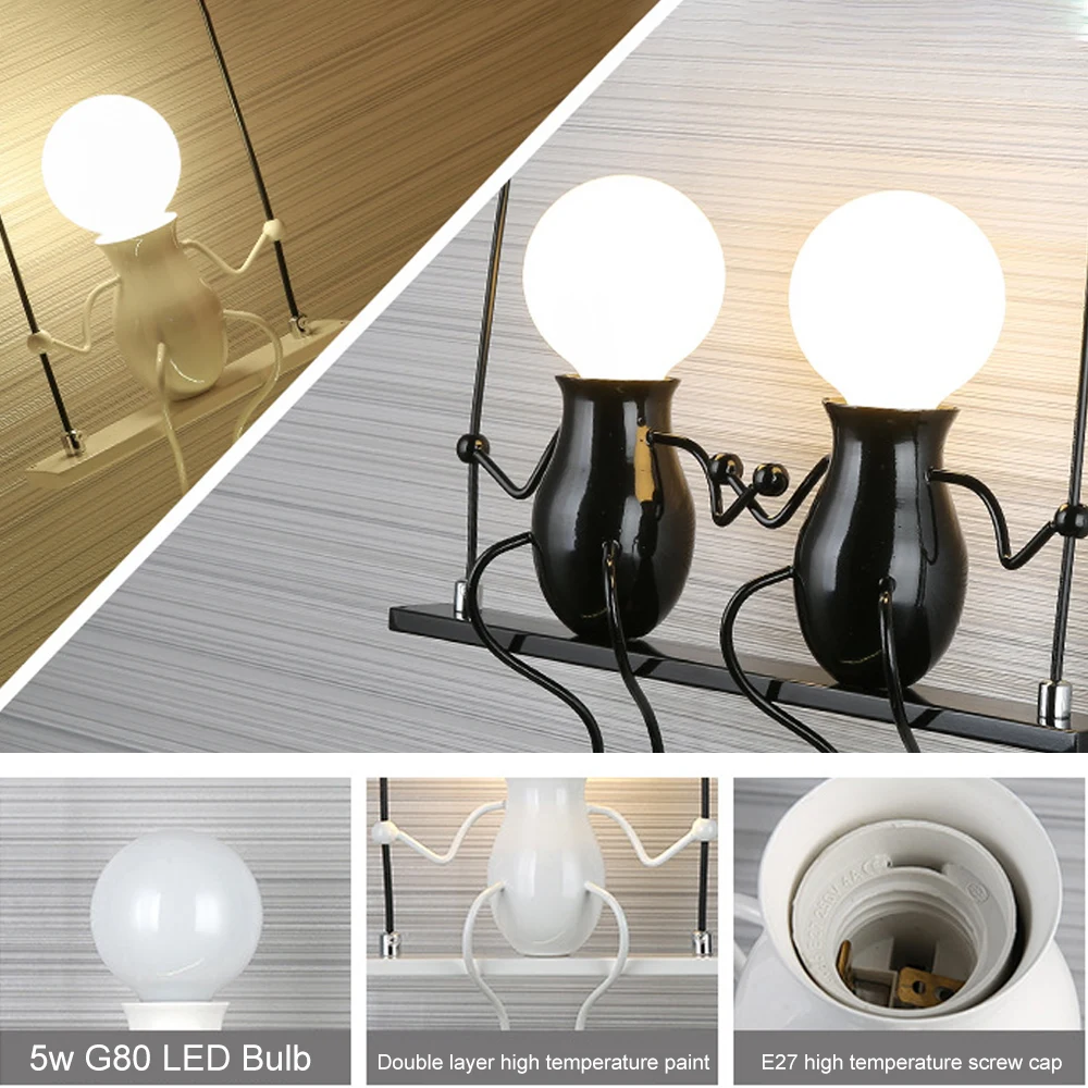 Креативный Железный настенный светильник в стиле ретро светодиодный