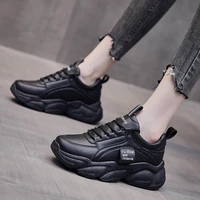 new luxury shoes women spring designers platform white sneakers women leather thick soled casual sports shoes women basket femme