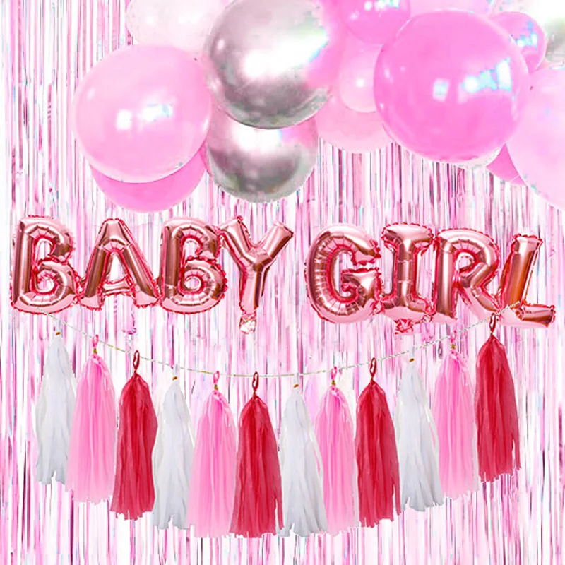 34 шт. набор прозрачных латексных воздушных шаров для детского душа украшения дня