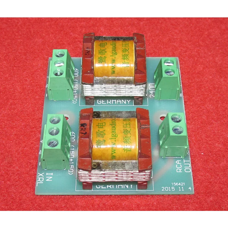 

German Permalloy iron core winding 10K: 10K signal transformer, Balanced single-ended conversion audio transformer PT-18