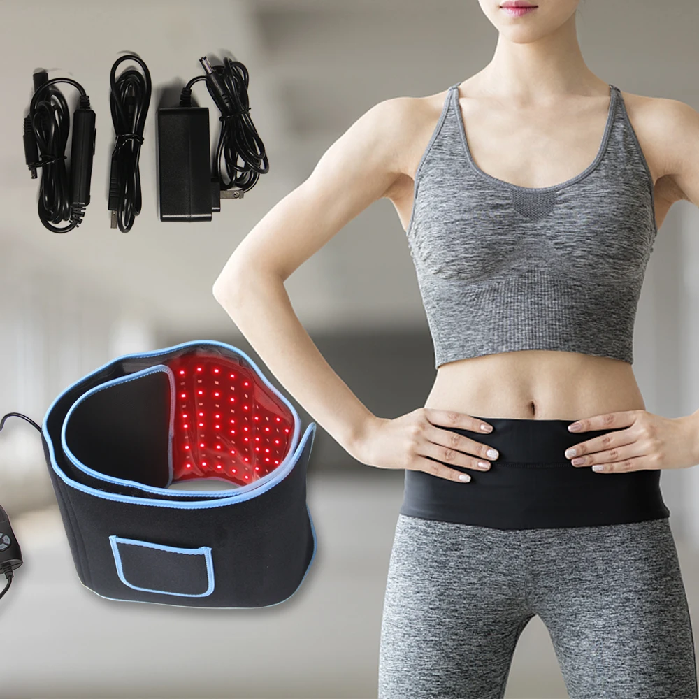 660nm 850nm LED Red Light Therapy belt Near Infrared Devices Large Pads Wearable Wrap for Pain Relief home use devices