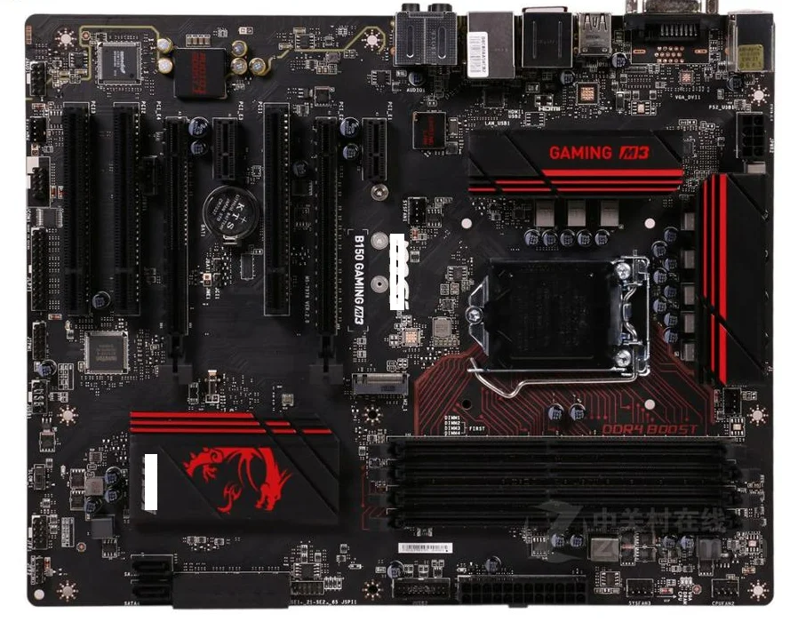 

Оригинальная материнская плата для B150 GAMING M3 DDR4 LGA 1151 USB2.0 USB3.1 64 ГБ для 7500 7700K B150 б/у настольная материнская плата