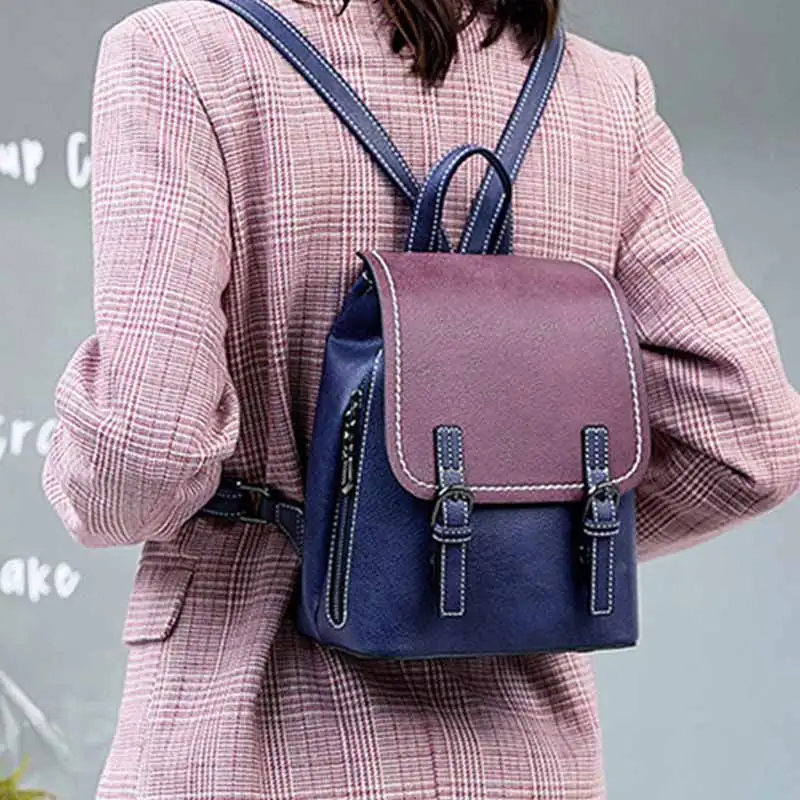 

New Brand design Women Bag retro backpack female travel bag Fashion Teenager Package Shoulder Bag