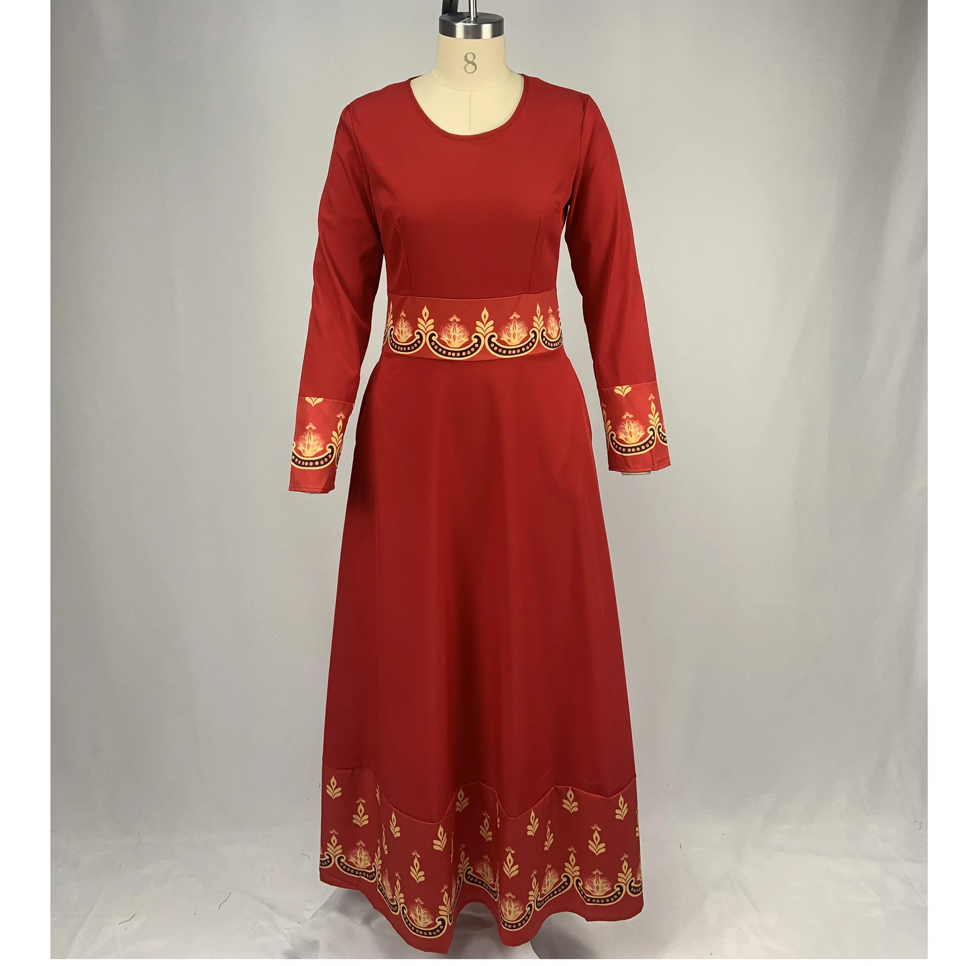 2021 Gaun Indonesia Hijab Bangladesh Gaun Ukuran Plus 5XL Dubai Biru Abaya untuk Wanita Pakistan Muslim Gaun Panjang Pakaian Islami