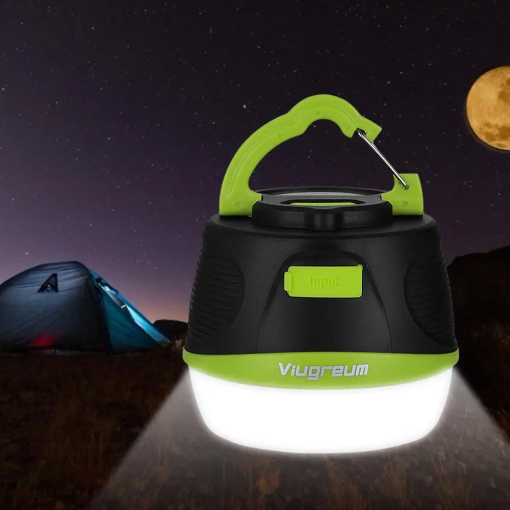 

Multi Functions 5200mAh Tent Light Mobile Power Multifunctional Rechargeable Light Charging Adapter With 5 Modes