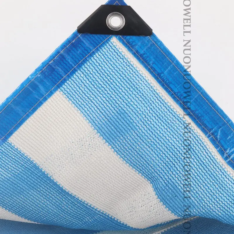 Сетка от солнца с защитой УФ-лучей для домашнего использования синяя белая