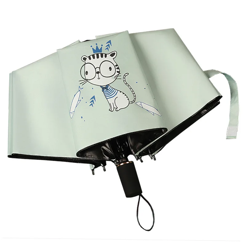 

Lovely Cartoon Children Umbrella Portable Folding Parasol Kids Creative Design Handle Umbrella Gift for Student Boy Girl Adult