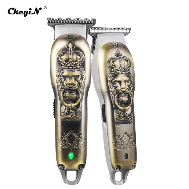 

CkeyiN Профессиональная Мужская машинка для стрижки волос, электрический триммер для бороды, Парикмахерская Машинка для стрижки волос, переза...