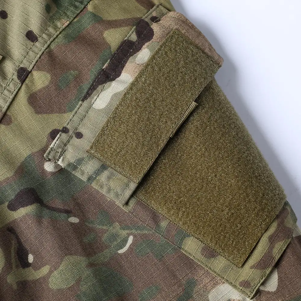 

Multicam Jungle Forest Camouflage Combat Uniform Shirt and Pants Tactical Outdoor Military Solider Camping Hiking Police Using