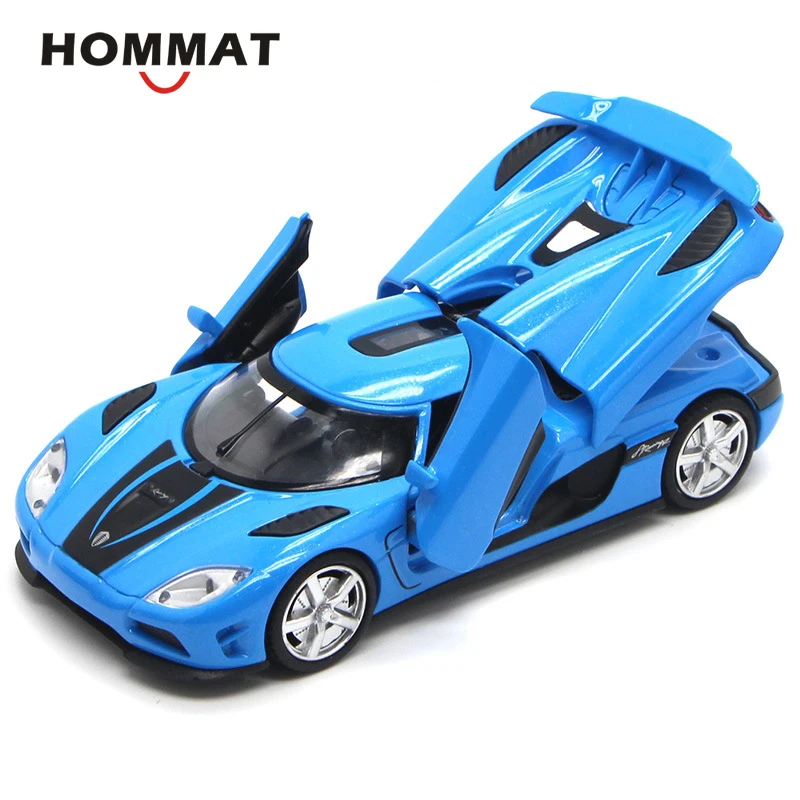 HOMMAT имитация 1:32 Koenigsegg Agera R Supercar спортивная модель автомобиля сплав литая модель игрушечного автомобиля Модель автомобиля литая под давлением Коллекция подарков - Цвет: Blue