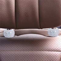 bling bling car headrest decoration ring diamond studded car headrest decoration decorative ring for car backrest