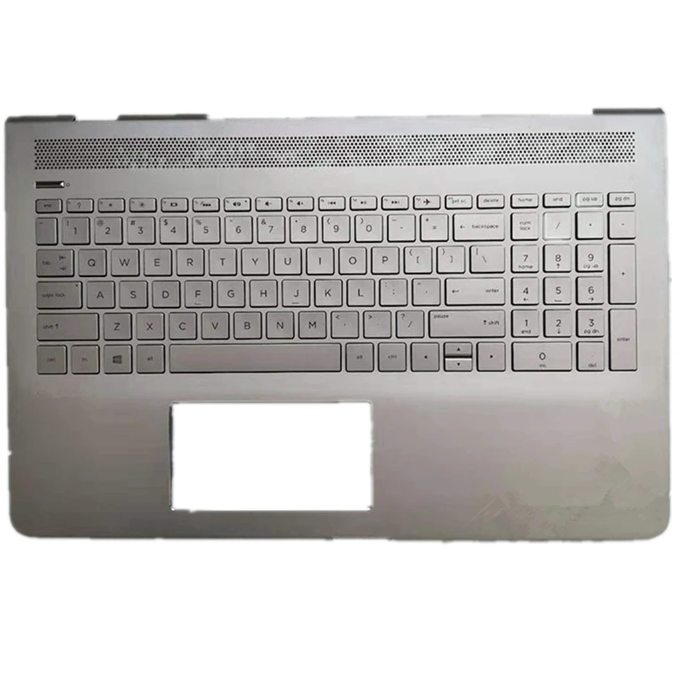 Верхняя крышка клавиатуры для ноутбука HP Pavilion 15-CW 15-cw0000 15-cw1000 серебристый |