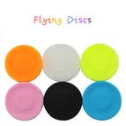 1 шт. 6 цветов летающие диски для родителей и детей интерактивные спортивные круговые силиконовые летающие диски для игр на открытом воздухе Спорт летающая тарелка игрушки