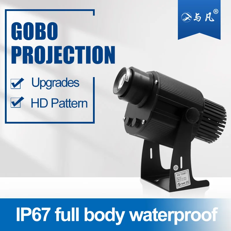 Рекламные Применение гобо светильник M80 черный Цвет Водонепроницаемый шаблон