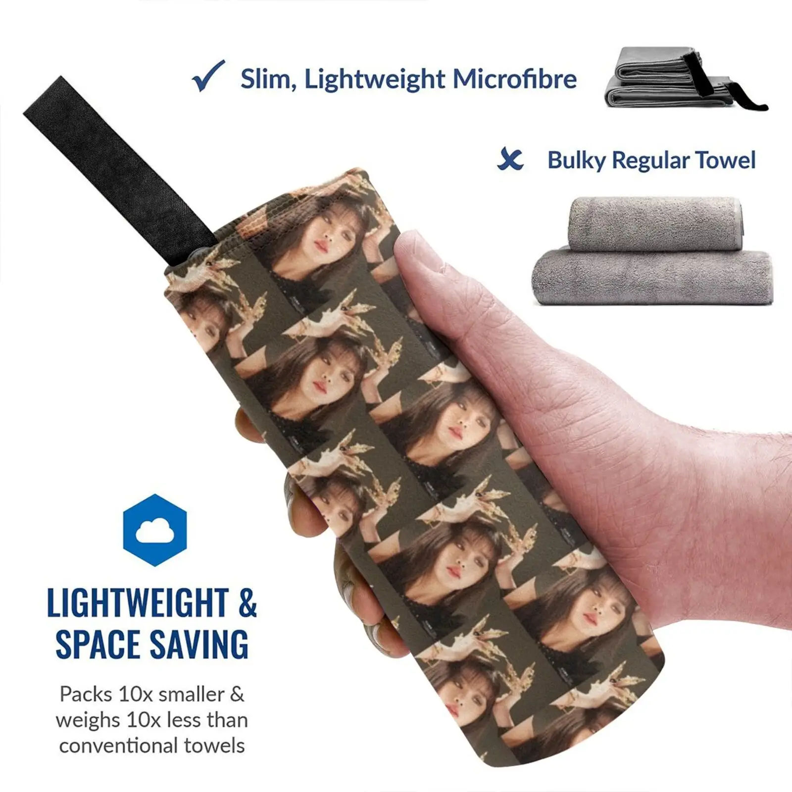 Быстросохнущее полотенце G-простое Soojin в виде льва портативные спортивные обои