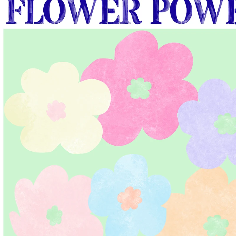 Современные плакаты в стиле среднего века с цветочным принтом абстрактные