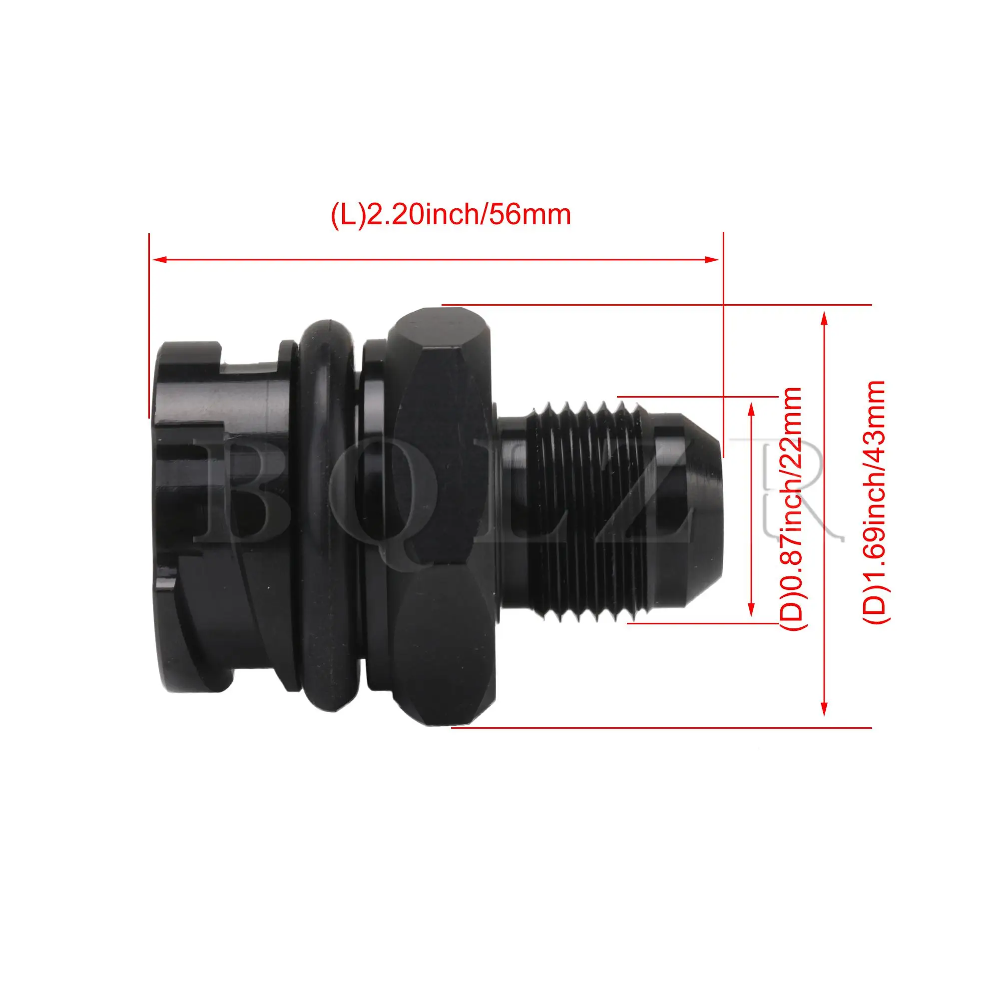 

BQLZR Black Vehicle Accessories Aluminum Alloy Valve Cover Oil Cap AN10