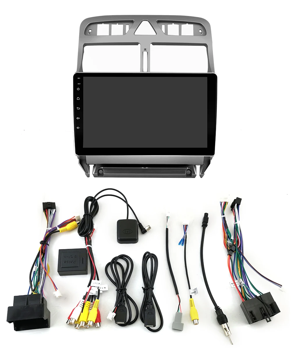 Автомагнитола на Android с Gps навигацией для Peugeot 307 307CC 307SW 2004 2013 мультимедийная