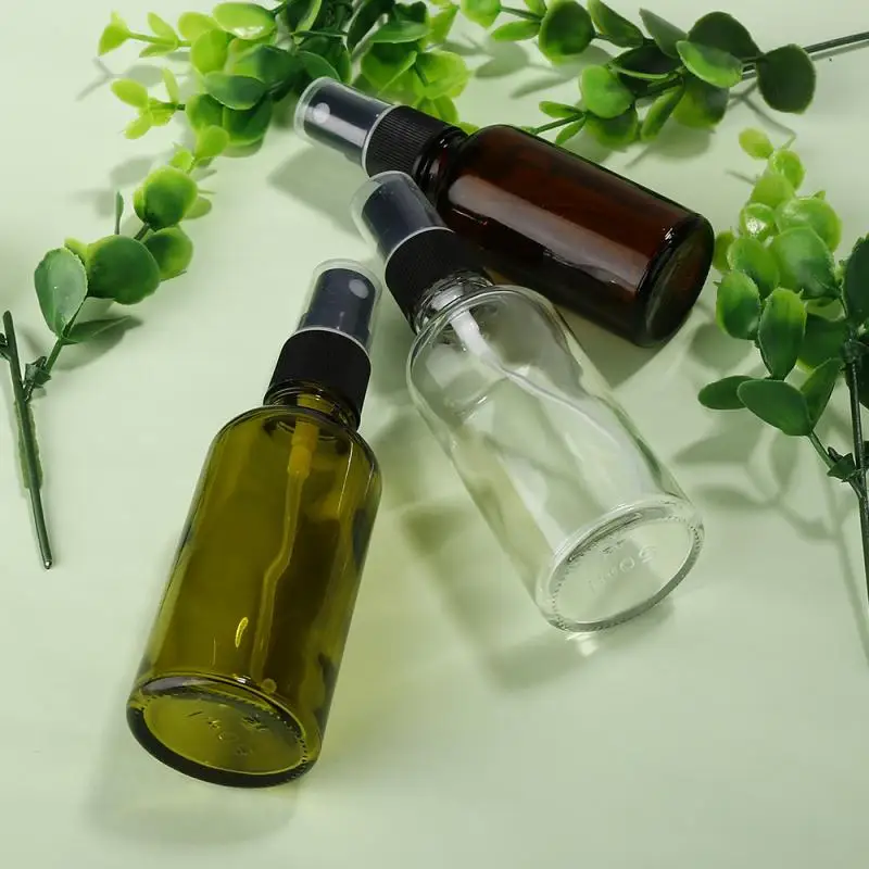 Пустая пенная бутылка 30 /50 / 100 мл Экологически чистая стеклянная устойчивая к