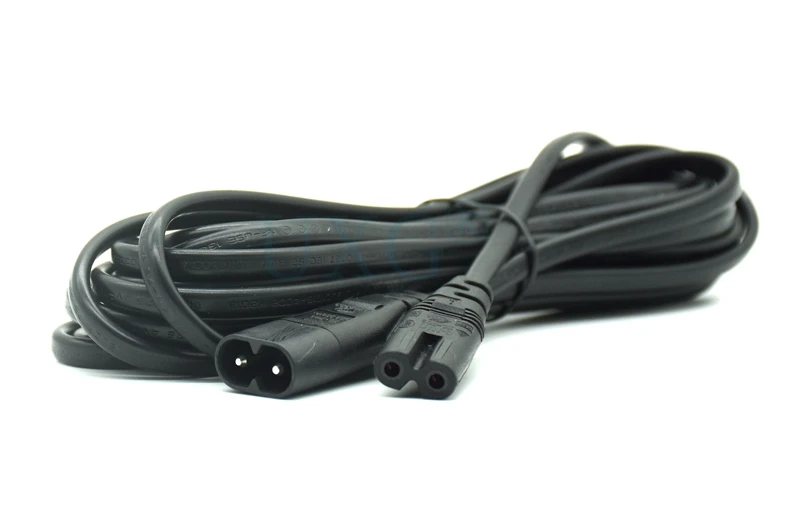 1PC IEC 320 C8 2Pin Male to 2 x C7 Female Y Split Power Cable About 28CM extension cords male female | Компьютеры и офис