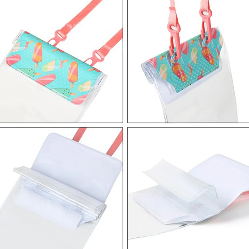 

Newest Swimming Pouch 7.2inch Waterproof Mobile Phone Pouch For phone Cover Case For Phone Beach Swimming Bag
