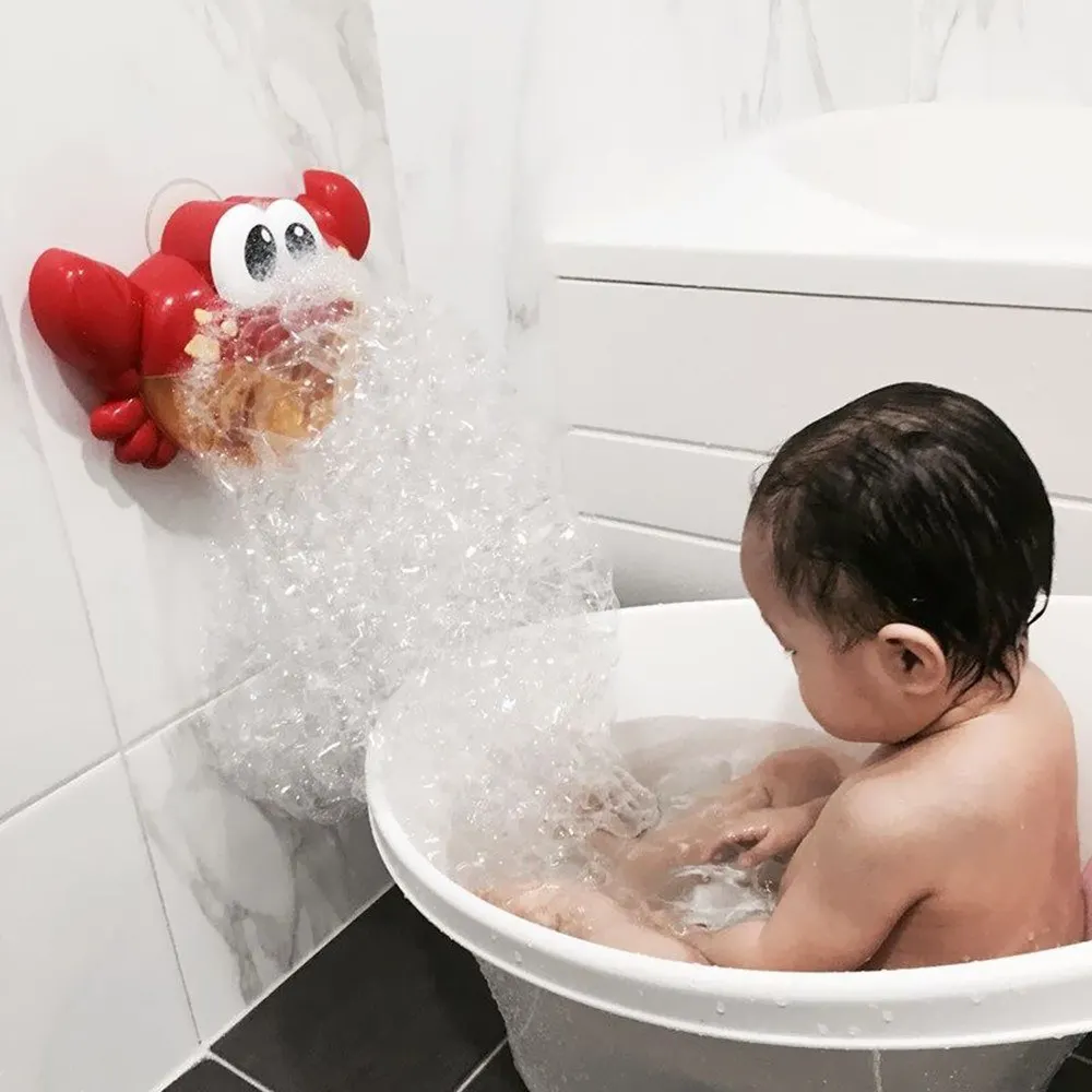 

Funny Bath Bubble Maker Children Automated Spout Crab Bath Toy