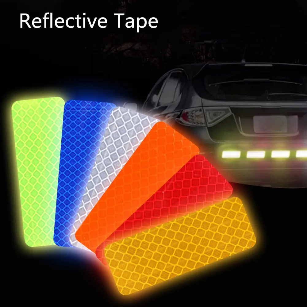 

Car Accessories Reflective Tape Waterproof Safety Stickers Warning Tape for Bikes Helmets Cars Scooters Fast delivery Dropship