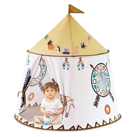 yard kid teepee tent house 123116cm portable princess castle present for kids children play toy tent birthday christmas gift