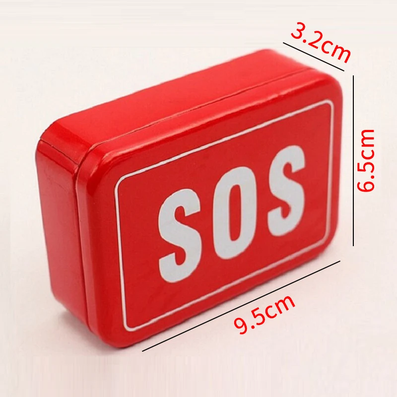 Outdoor Sos Tool Storage Box Camping Hiking Emergency Survival Set Multi-Function Wildlife 1Pc(Box Only) | Спорт и развлечения