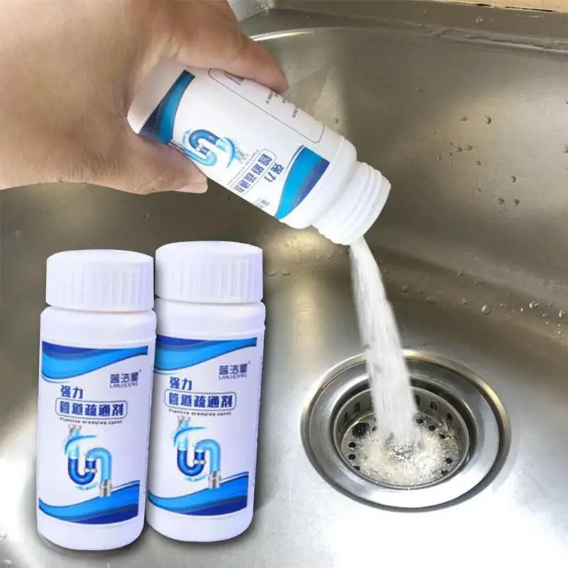 

110g Powerful Kitchen Sewer Pipe Dredging Agent Dredge Deodorant Bathroom Toilet Sink Drain Cleaner Sewer Fast Cleaning Tools