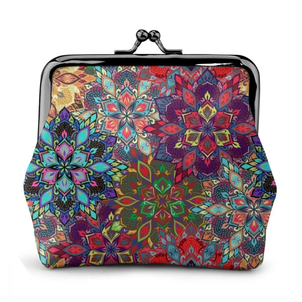 Бесшумный женский кошелек в стиле бохо с цветочным узором женские клатчи на