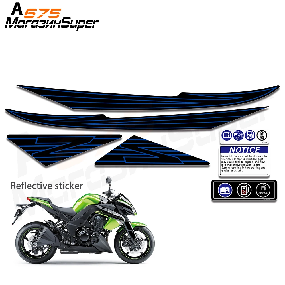 

Full Decals Stickers Graphics Kit Set Motorcycle Whole Vehicle 3M Decals Stickers Fit for - Kawasaki Z1000 2010 2011 2012 2013