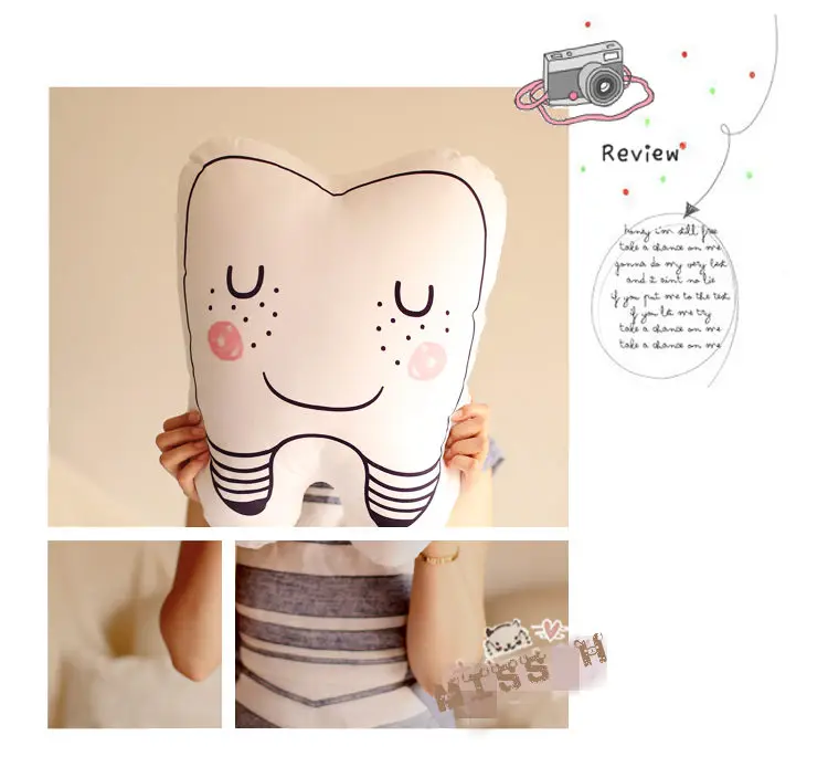 Подушка в форме зуба моющаяся креативные подарки детская игрушка маленькая