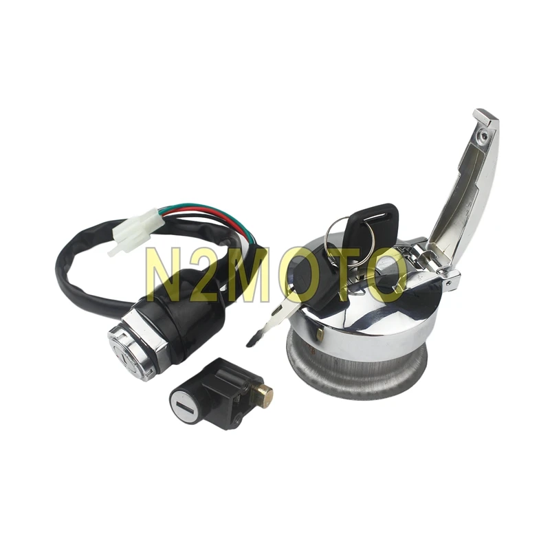 

Motorcycle Gas Oil Fuel Petrol Tank Cap Cover Lock Steel Filler Neck Lock Hole For Cafe Racer Honda CB Yamaha Gas Tank Fuel Cap