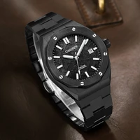 cadisen luxury military sports brand black meteorite mechanical automatic watch nh35a mens watch sapphire 100m waterproof