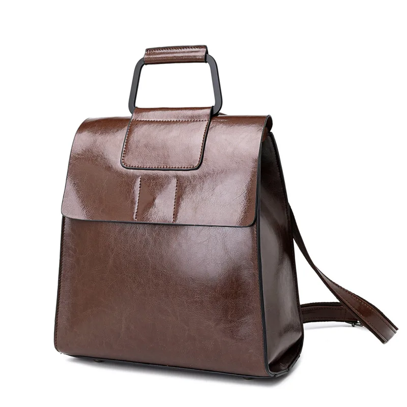 Дизайнерский рюкзак из 2020 натуральной кожи в европейском стиле|Женские рюкзаки| |