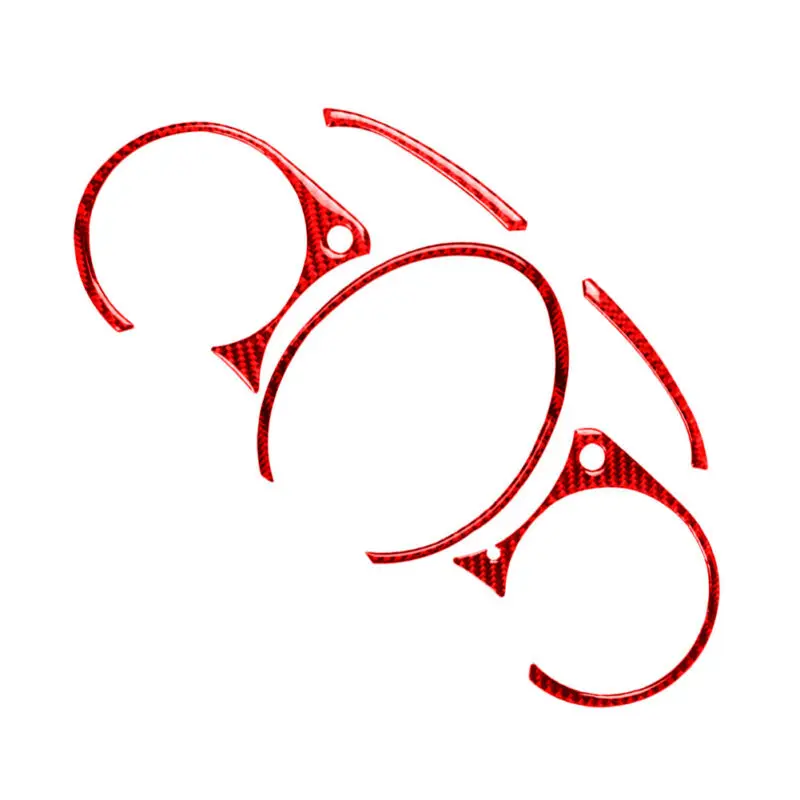 

Parts Panel Bezel Trim Accessories Car Truck Exterior Red Carbon Fiber