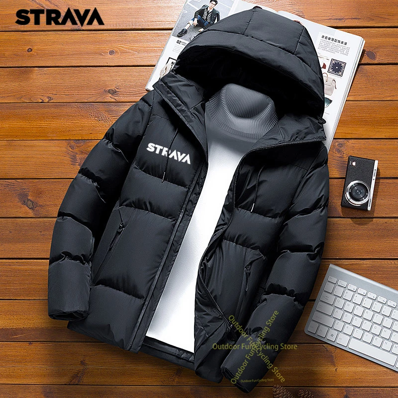 

Strava Cycling Jacket Winter Windproof Outdoor Sport Men Waterproof Cycling Clothes Thicken High Quality Durable Cycling Jacket
