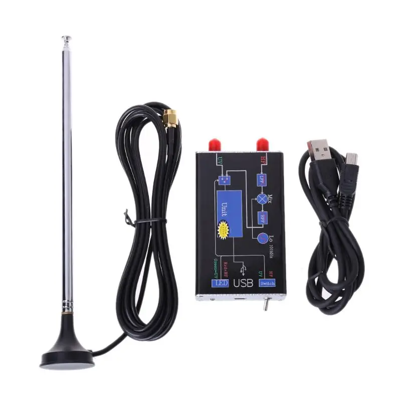 

1Set 100KHz-1.7GHz VHF UHF Full Band RTL.SDR+UpConverter SDR USB Tuner Receiver