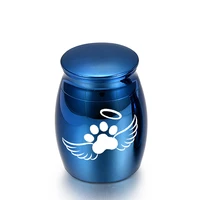 pet mini urn aluminum alloy metal pet urns dog cat rabbit animal funeral memorial keepsake cremation urn for pet ashes