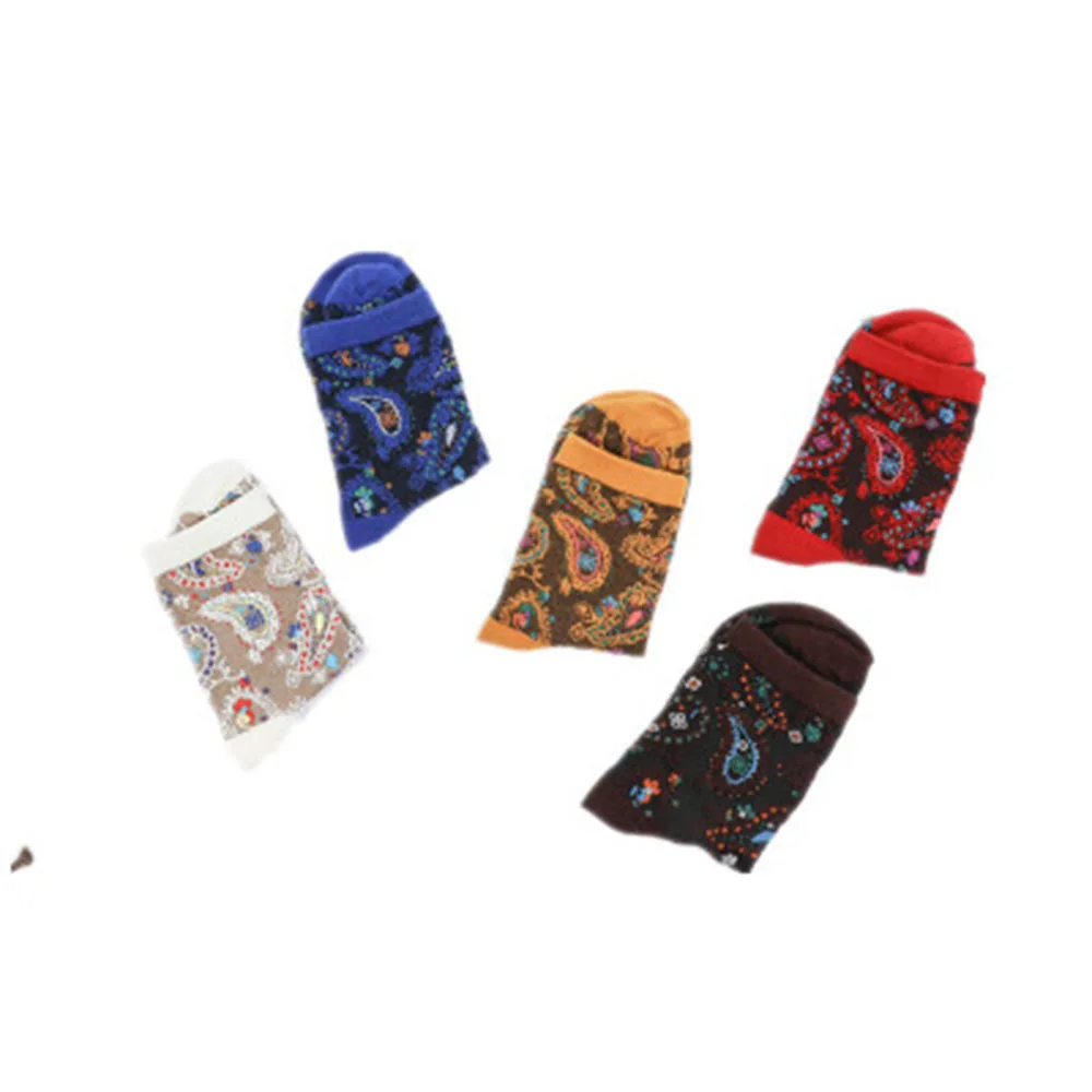 1 пара женские хлопковые носки с принтом Осень зима|Носки| |