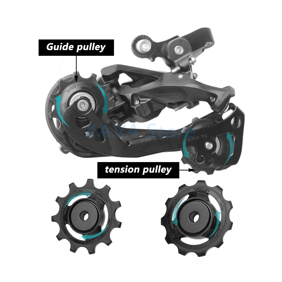 Комплект направляющих шкивов заднего переключателя передач Shimano 11T для RD