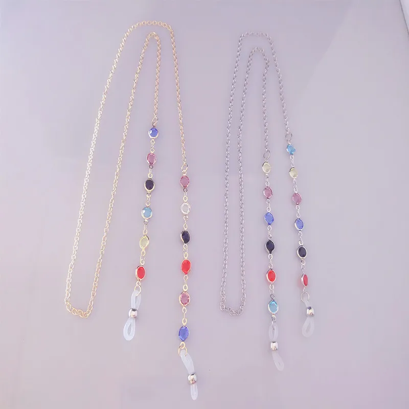 Веревка для очков с бусинами противоскользящая цепочка держатель шнура