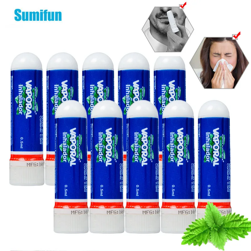 

1/5/10Pcs 100% Original Thailand Nasal Inhaler Nose Essential Oil Mint Cream Treat Rhinitis Sinusitis Cold Refresh Care Ointment