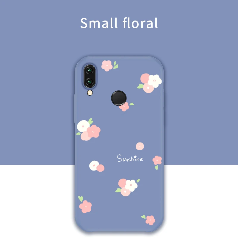 Small Floral Силиконовый чехол ASINA с милыми цветами для huawei P20 P30 Lite Pro, прозрачный чехол с фруктами для huawei Honor 8X10 mate 20 Pro Fundas - Цвет: Small Floral